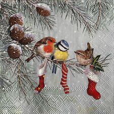 4 COCKTAIL paper napkins