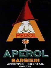Commercial Advert Aperol Aperitif Alcohol Italy Poster Art Print Picture Bb1653B