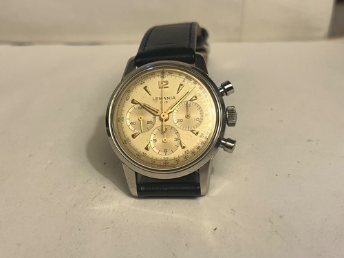 Lemania 105 vintage 17j - 17j, manual