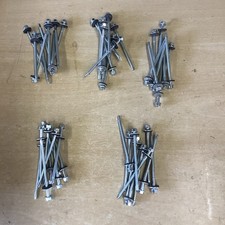 5.5mm x 90mm x 50 Tek Self Drilling Screws Sealing Washers Zinc Metal Roofs