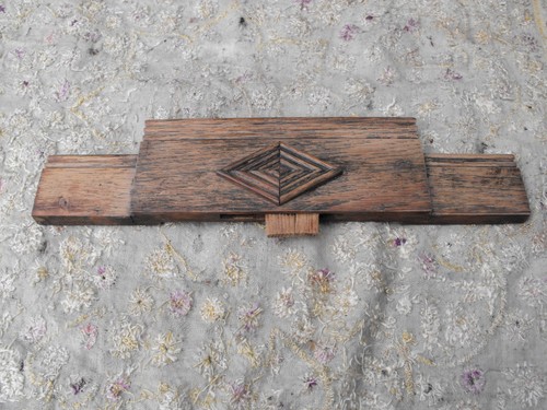 Antique oak wall clock - antique,