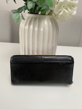 Ted Baker Large Black Purse. Measures Approx 8x4 Inches.