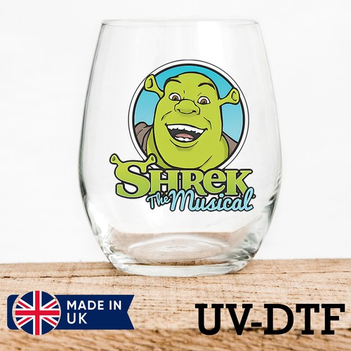 Shrek 8pcs dtf stickers - uv,