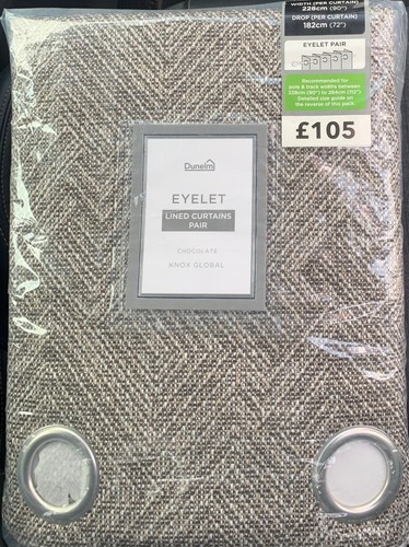 Dunelm knox global eyelet - dunelm,