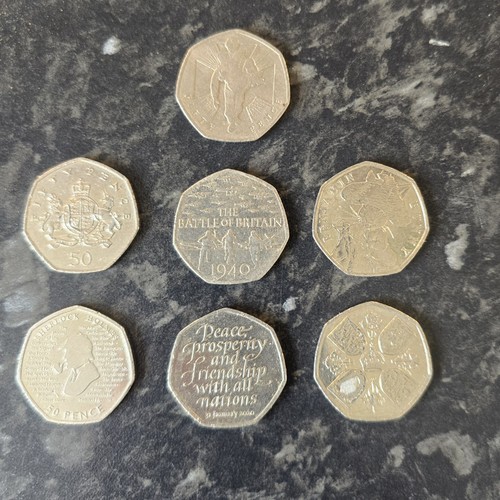 50p coin bundle joblot x50 - bundle,