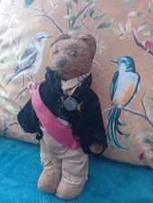 ANTIQUE CLOTHED TEDDY BEAR