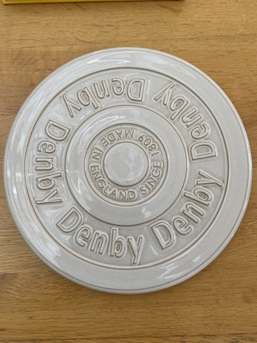 Denby linen ceramic - denby, 9"