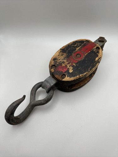 Vtg marine boat - marine, pulley