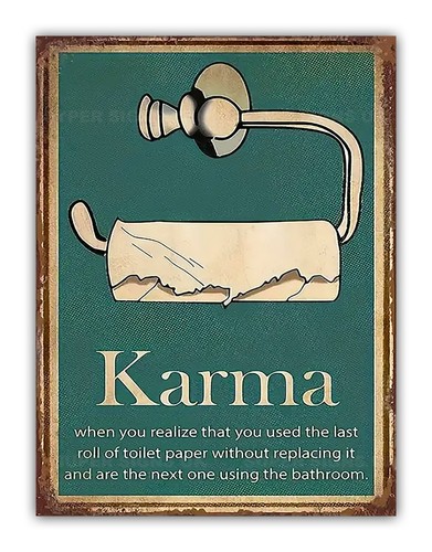 Funny toilet roll - roll, "