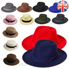 Van Der Linn Men Fedora Hat Elegant Ribbon Trilby Cap Straw PANAMA Hat WOMEN