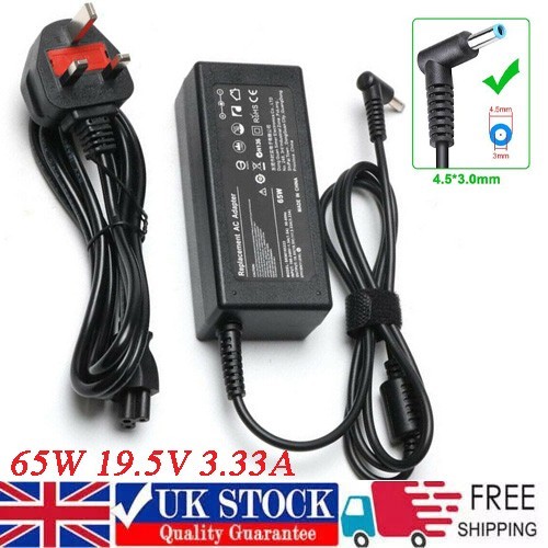 Replacement 65w charger for - charger, hp