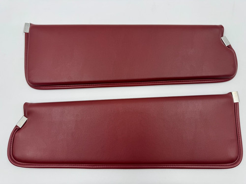 Burgundy sunvisor set for - sunvisor,