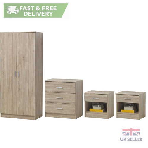 Bedroom furniture set oak - bedroom,