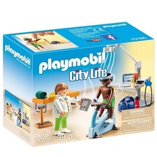 Playmobil City Life 70195 Hospital Physiotherapist Set Doctor Patient  Brand New