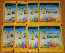 FIFA WORLD CUP BRASIL 2014 - Lot of 8 new/sealed PANINI sticker packets