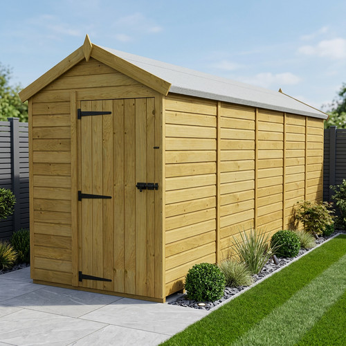 Apex shed single door - x, (single