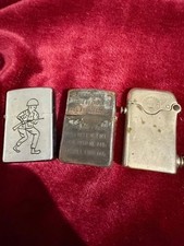 Viet Nam Indochina GI Thorens Vietnam War USA Lighter Zippo Military Lighter