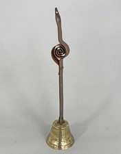 ANTIQUE BRASS SERVANT BELL -