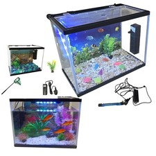 NEW LED Glass Aquarium Fish