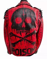 Mens cowhide leather studded - mens,