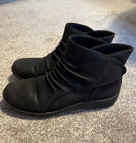 Clarks black wide fit - clarks, boots