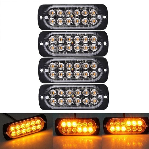 Led amber car emergency - 4x,