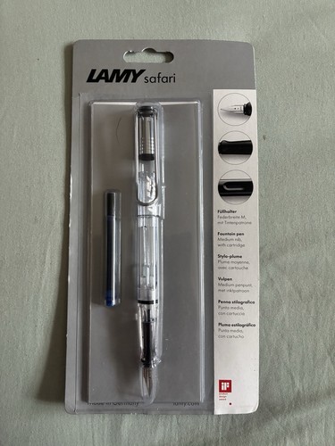 Lamy clear safari fountain pen - lamy,