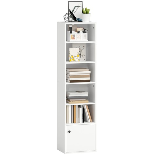 Homcom tall bookcase - tall, bookcase,