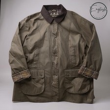 Barbour Classic Beadnell Wax Jacket Ladies UK 20 Olive