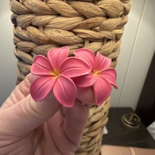 Hawaii Plumeria Flower Stud