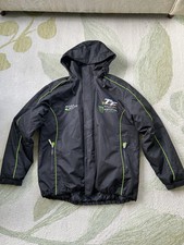 Isle of Man Monster Energy TT Races Full Zip Men's Hooded Jacket Black Small