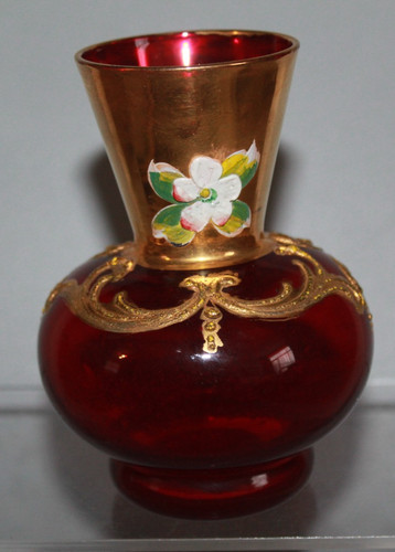 Vintage bohemian ruby red - vintage,