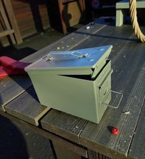 Metal Ammo Box Tin Military