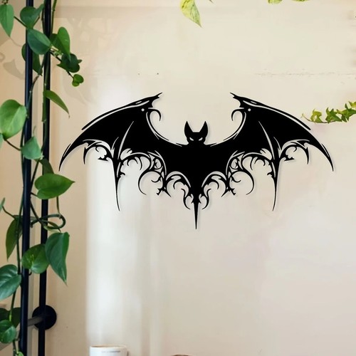 Gothic bat metal wall art - gothic, iron