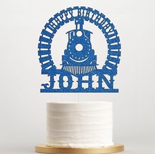 Personalised Cake Topper Train