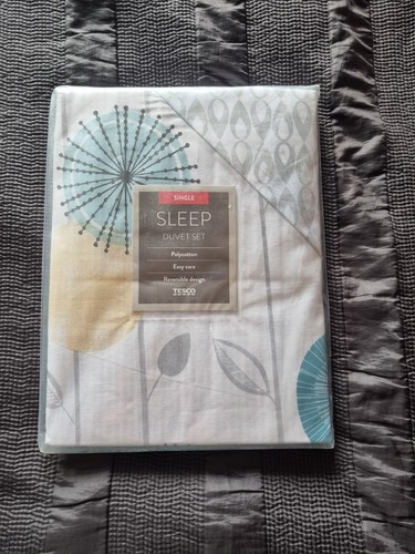 Tesco single duvet set - single,