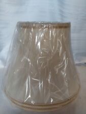 Thomas Blakemore Lampshade  oval cream gold trim (lot130)
