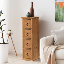 Corona CD Unit 4x1 Storage Tower Mexican Solid Pine by Mercers Furniture®