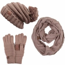 C.C 3pc Set Warm Chunky Soft