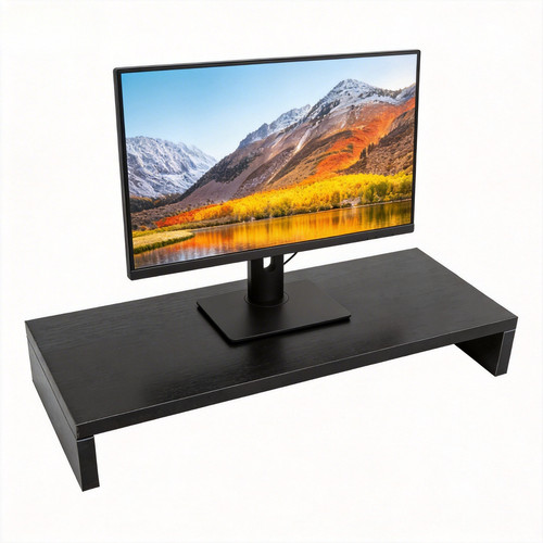 Wooden monitor stand led lcd - wooden,
