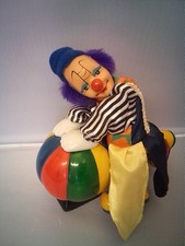 Vintage Porcelain Doll Clown