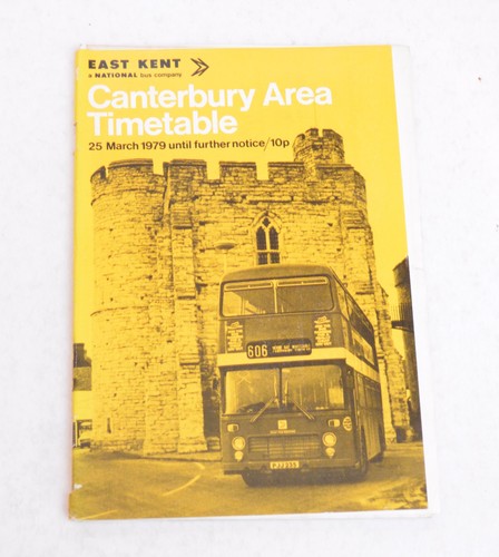 Bus coach timetable east - bus, kent