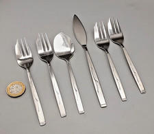 6 x Vintage Mid Century Oneida