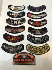 13 Harley Davidson Hog Patches