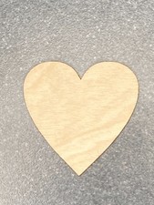 Laser Cut Wooden Hearts