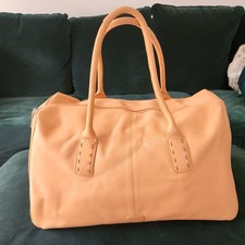 Radley 100% Leather Weekender/holdall. Apricot Colour