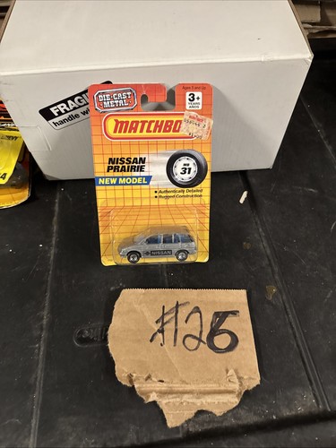 1990 matchbox silver nissan - 1990,