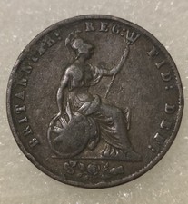 1854 Queen Victoria Half Penny