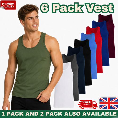 Pack mens vest 100 - pack, cotton