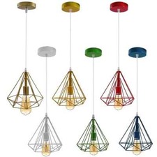 Retro Cage Pendant Light Adjustable Ceiling Hanging Lamp for Kitchen Bar